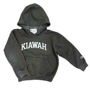 Kiawah Champion Sweatshirt Solid Grey/Gray with White Letters Youth Size 6/7